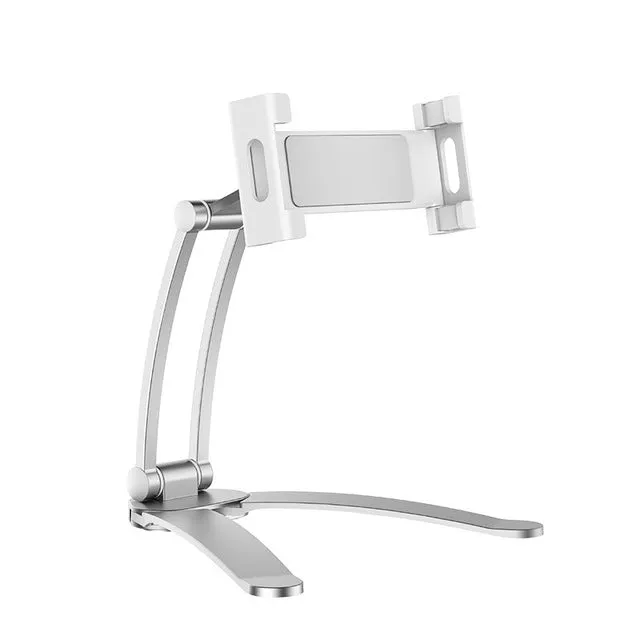 Kitchen Tablet Stand Wall Desk Tablet Mount Stand Fit For 5-10.5 inch Width Tablet  Metal Bracket Smartphones Holders