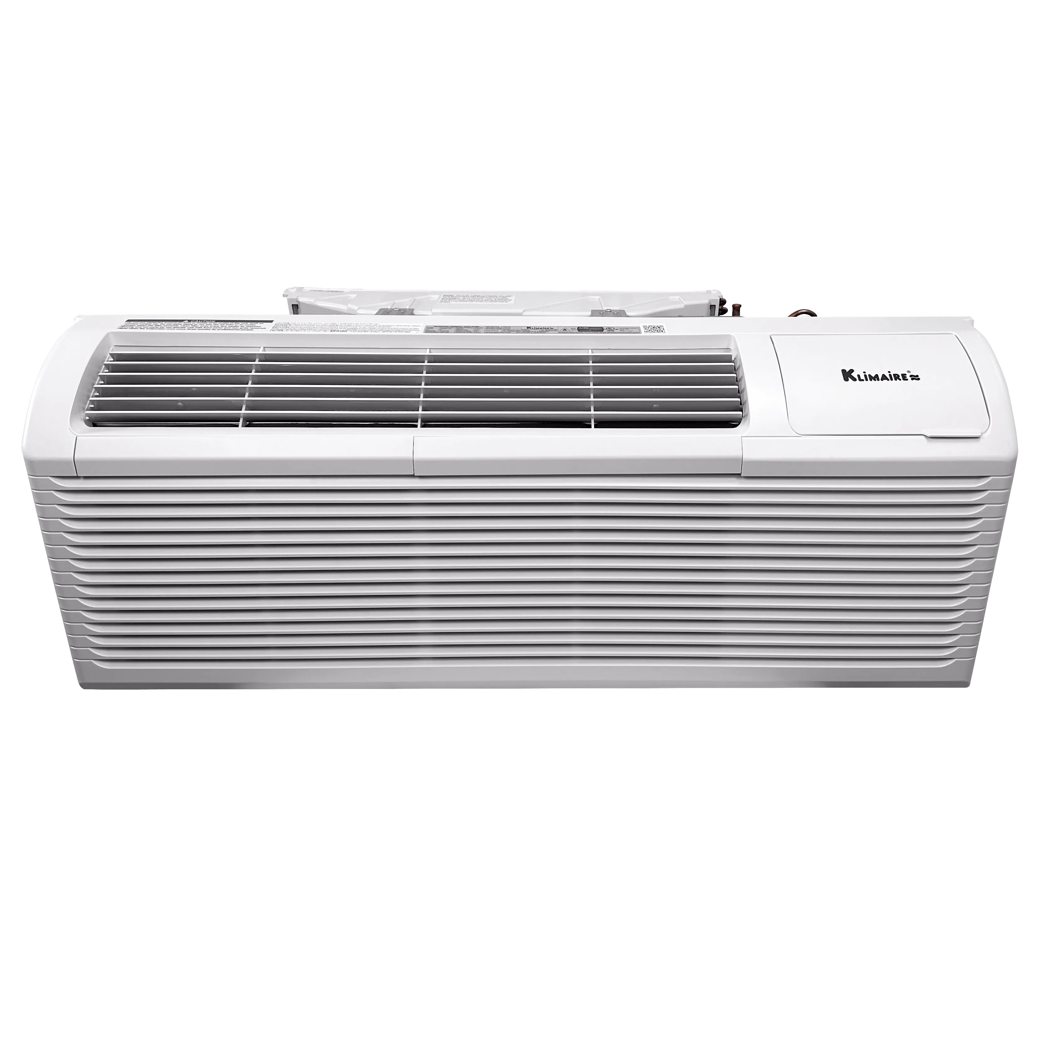 Klimaire PTAC 12,000 Btu Air Conditioner Heat Pump R-32 with 3.5kW Heater and Wi-Fi - 208-230V 20A