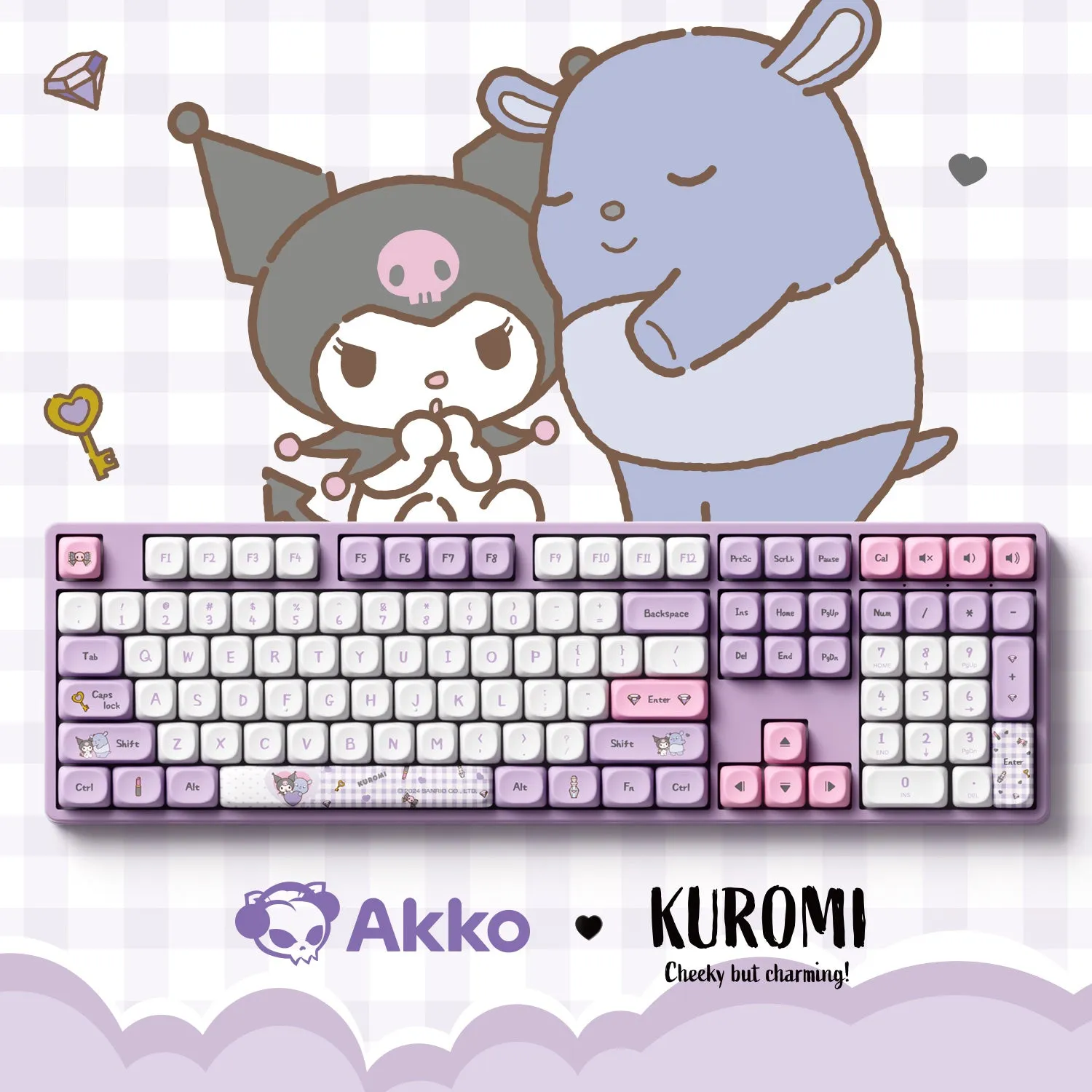 Kuromi Keycap Set