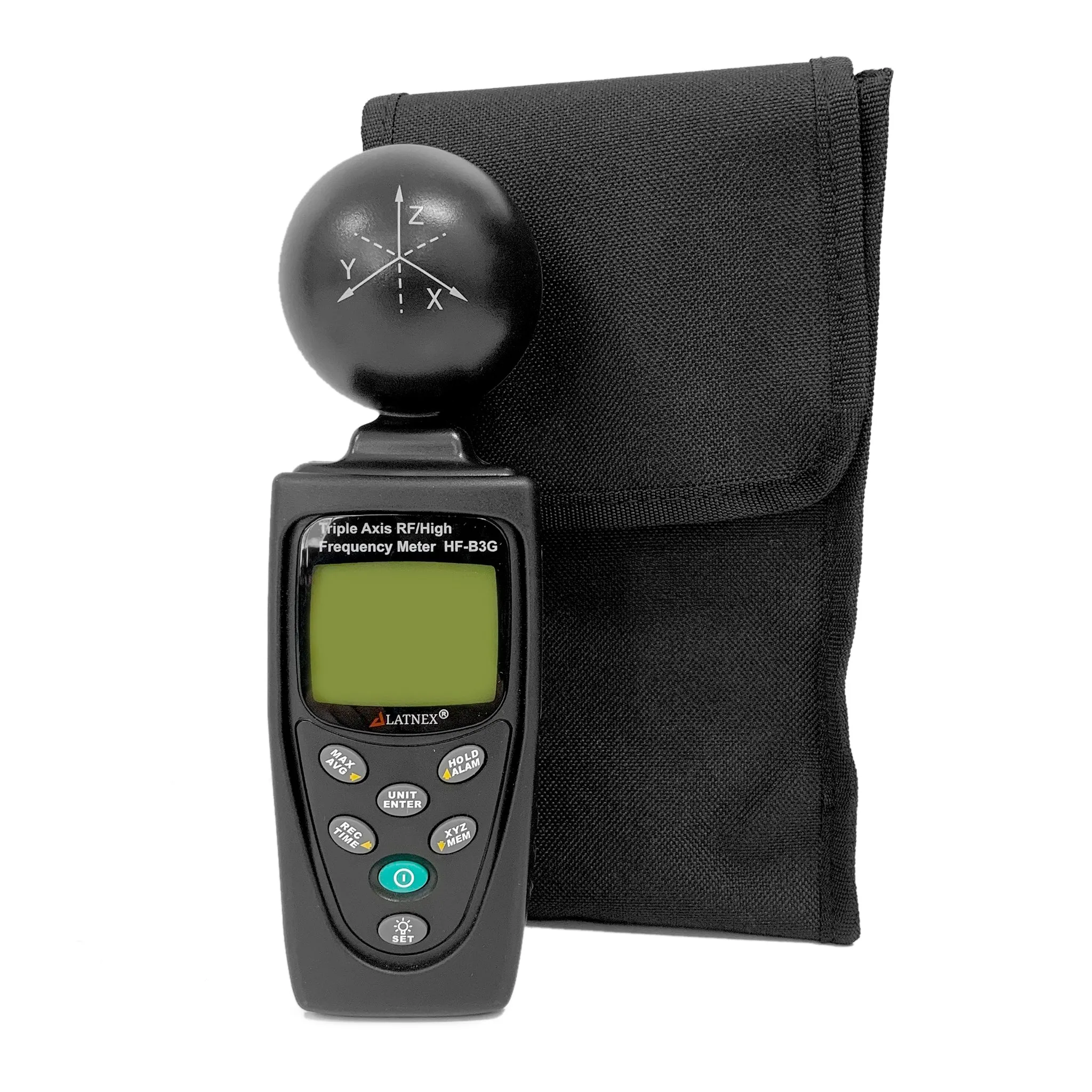 LATNEX® HF-B3G: Triple Axis RF Meter