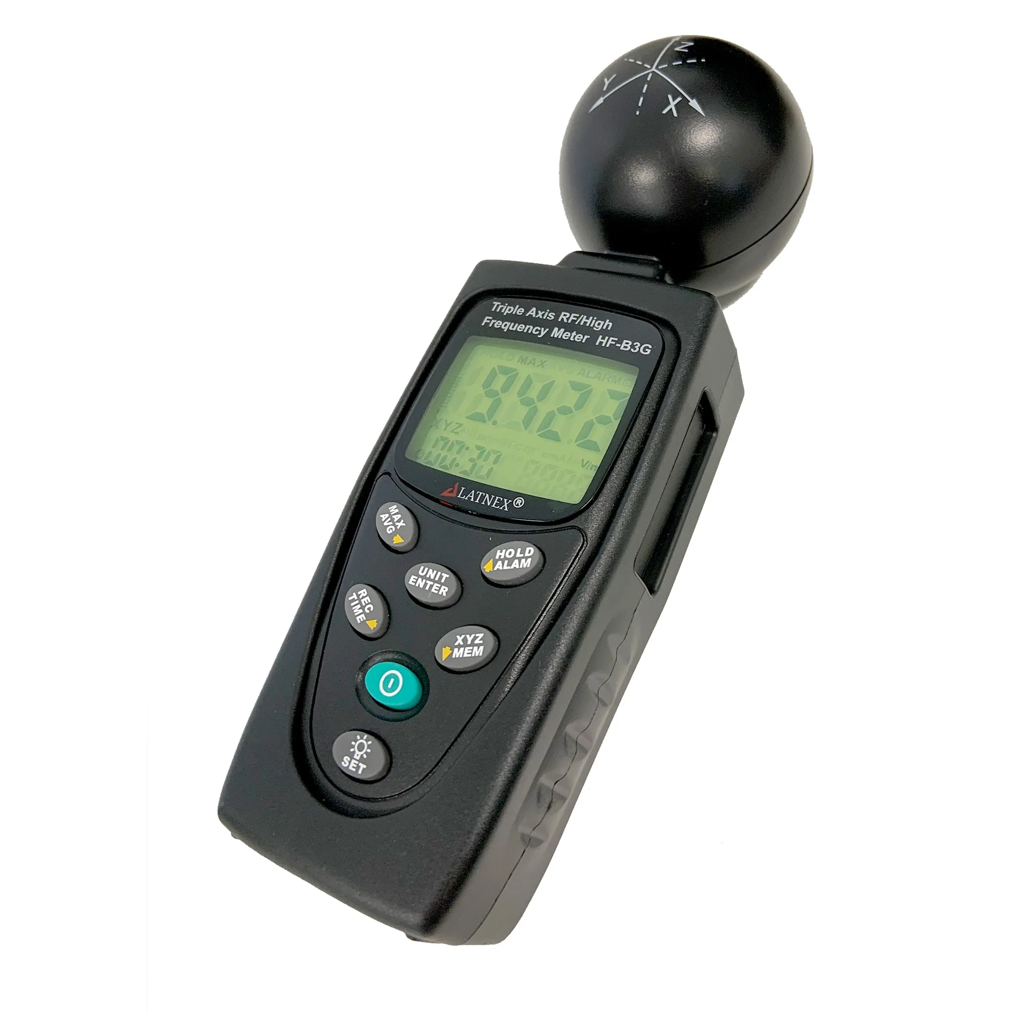 LATNEX® HF-B3G: Triple Axis RF Meter