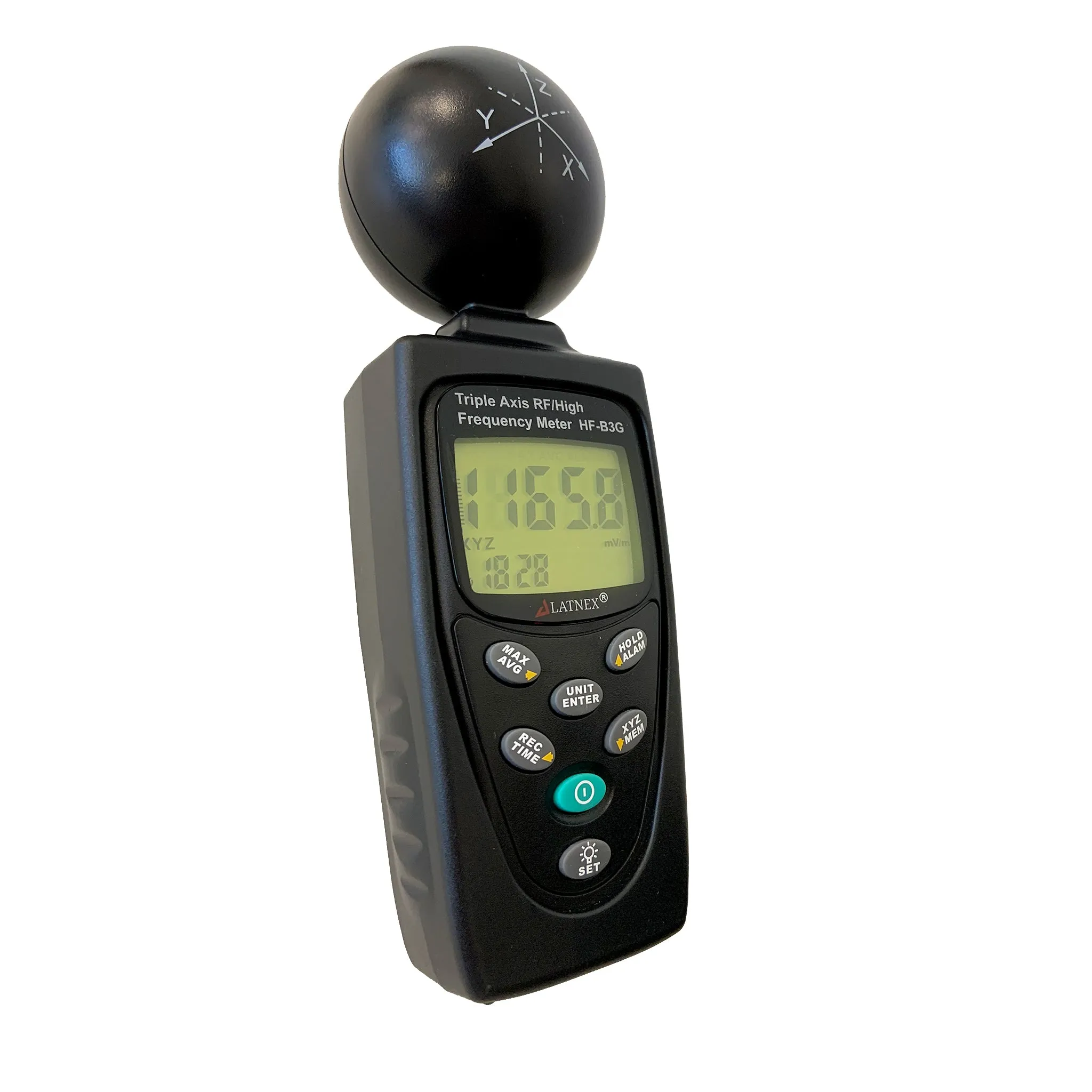 LATNEX® HF-B3G: Triple Axis RF Meter