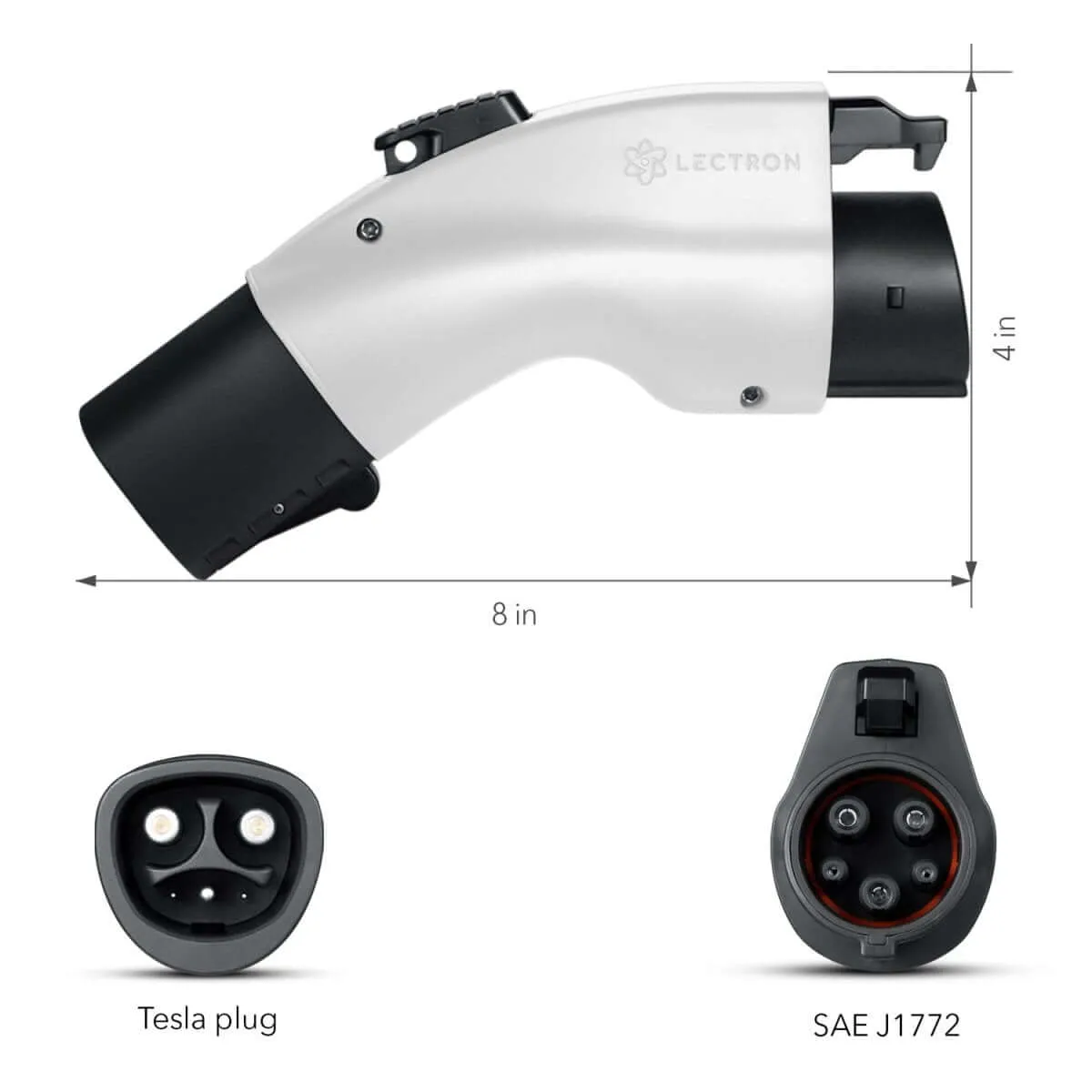 Lectron Tesla Supercharger (NACS) to CCS Adapter (500A / 1000V)   Tesla to J1772 Adapter (48A / White) Bundle