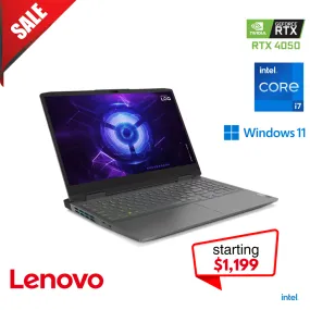 LENOVO LOQ 15IRH8 82XV00STAK CORE I7-13620H RTX 4050 144Hz FHD Gaming Laptops (Brand New)