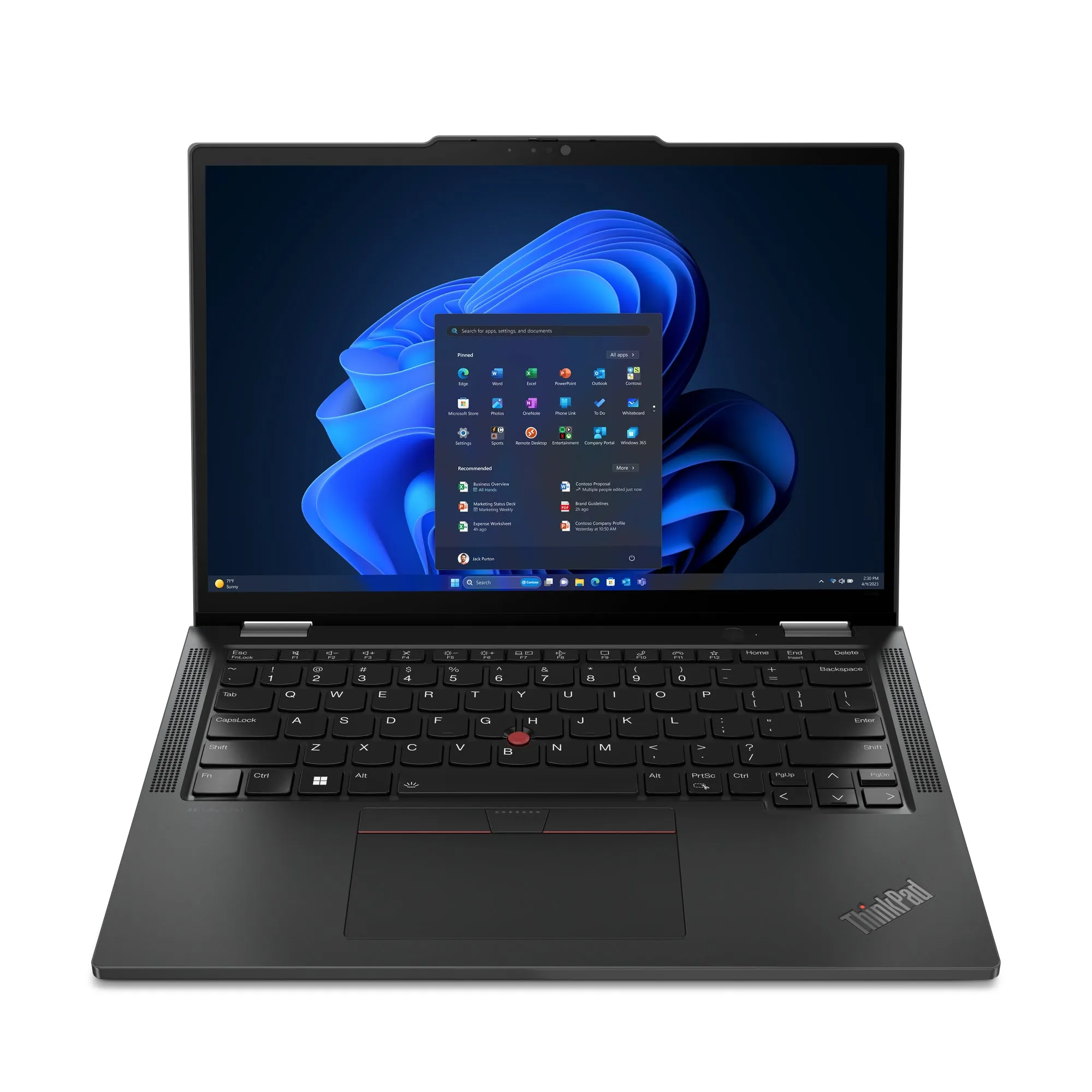 Lenovo Thinkpad X13 2-In-1 Gen 5 21Lw - Flip Design - Intel Core Ultra 5 - 125U / Up To 4.3 Ghz - Evo - Win 11 Pro - Int