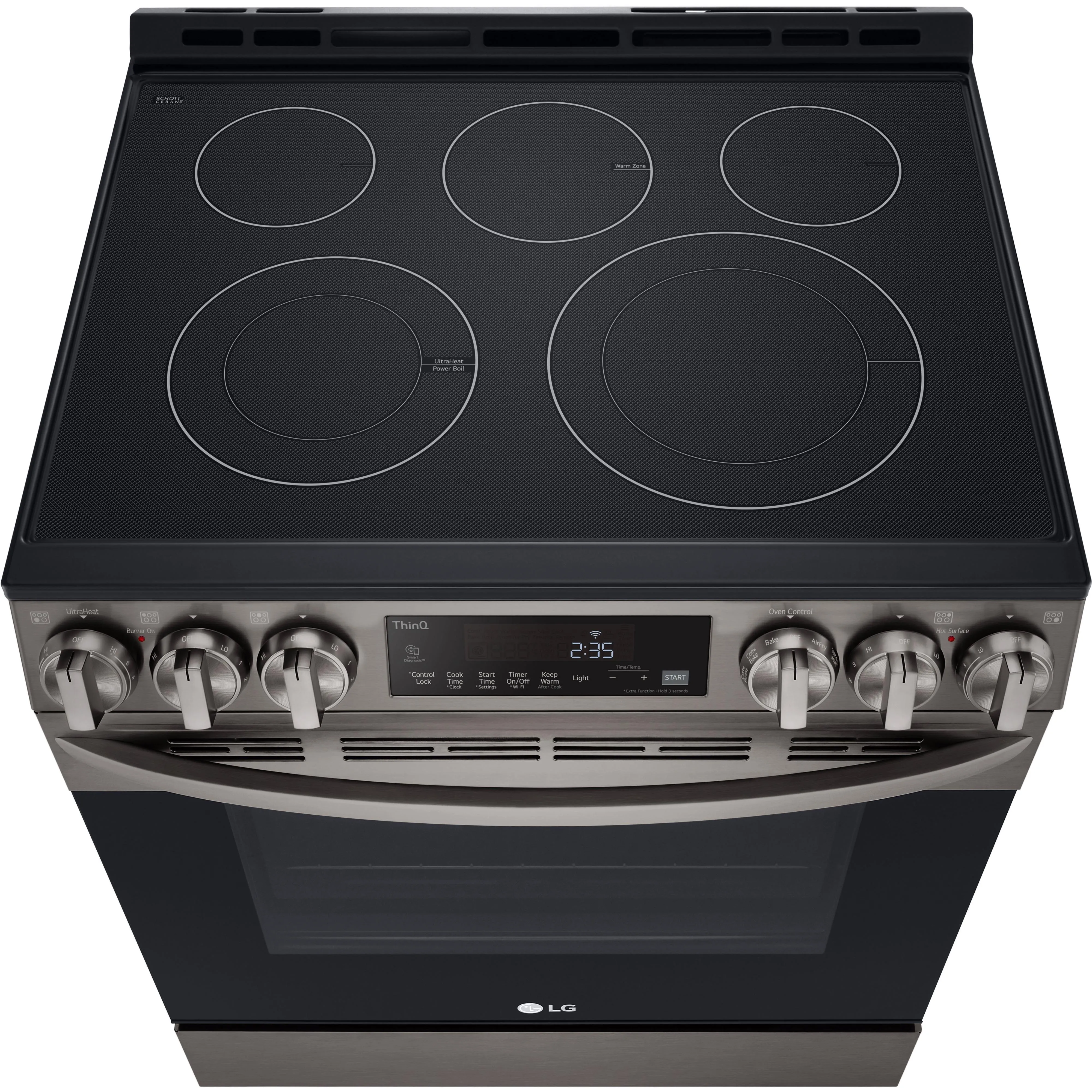 LG 30-inch Slide-in Electric Range with Air Fry Technology LSEL6333D