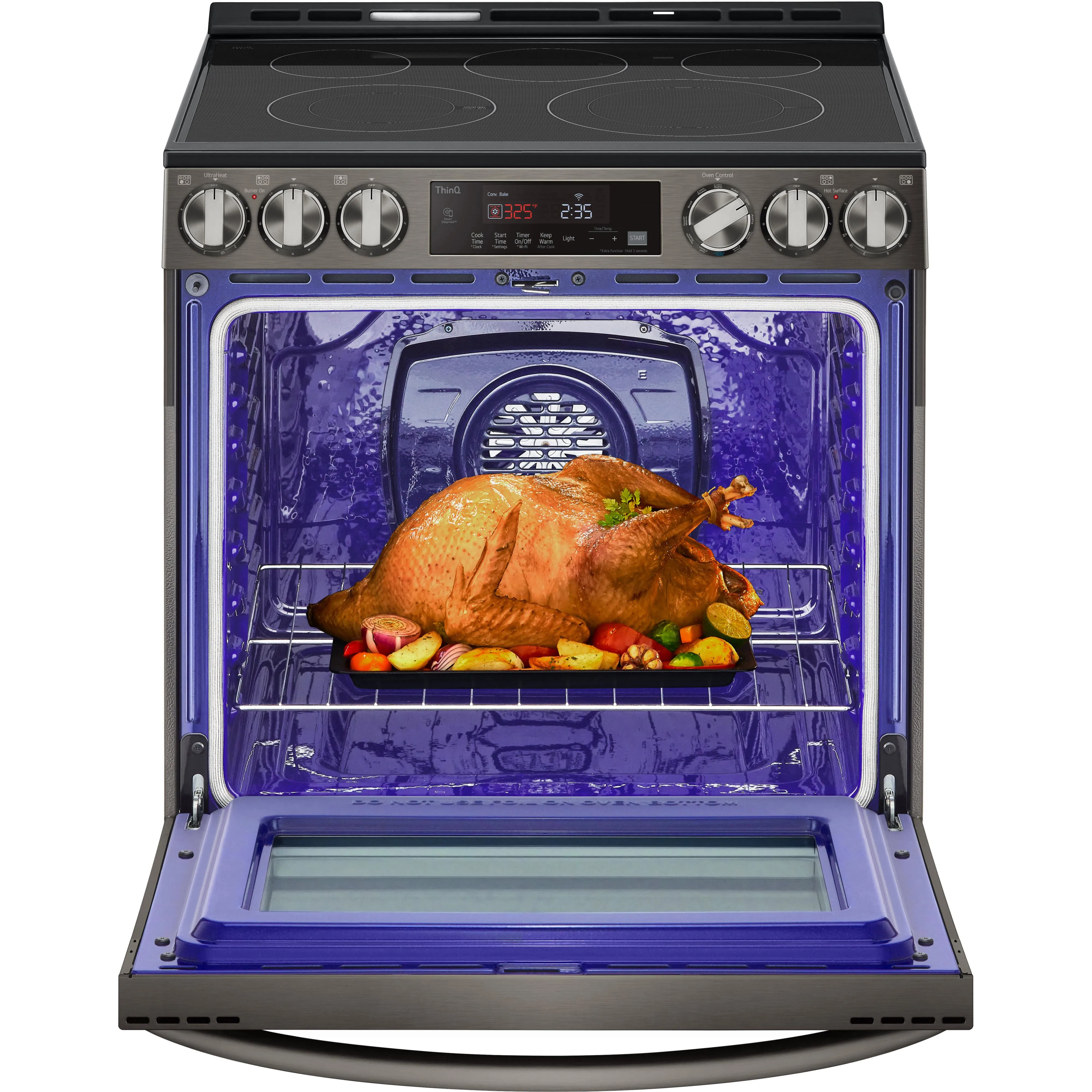 LG 30-inch Slide-in Electric Range with Air Fry Technology LSEL6333D