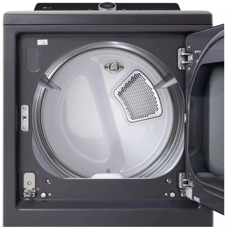 LG 7.3 cu. ft. Electric Dryer with EasyLoad™ Door and AI Sensing DLEX8600BE