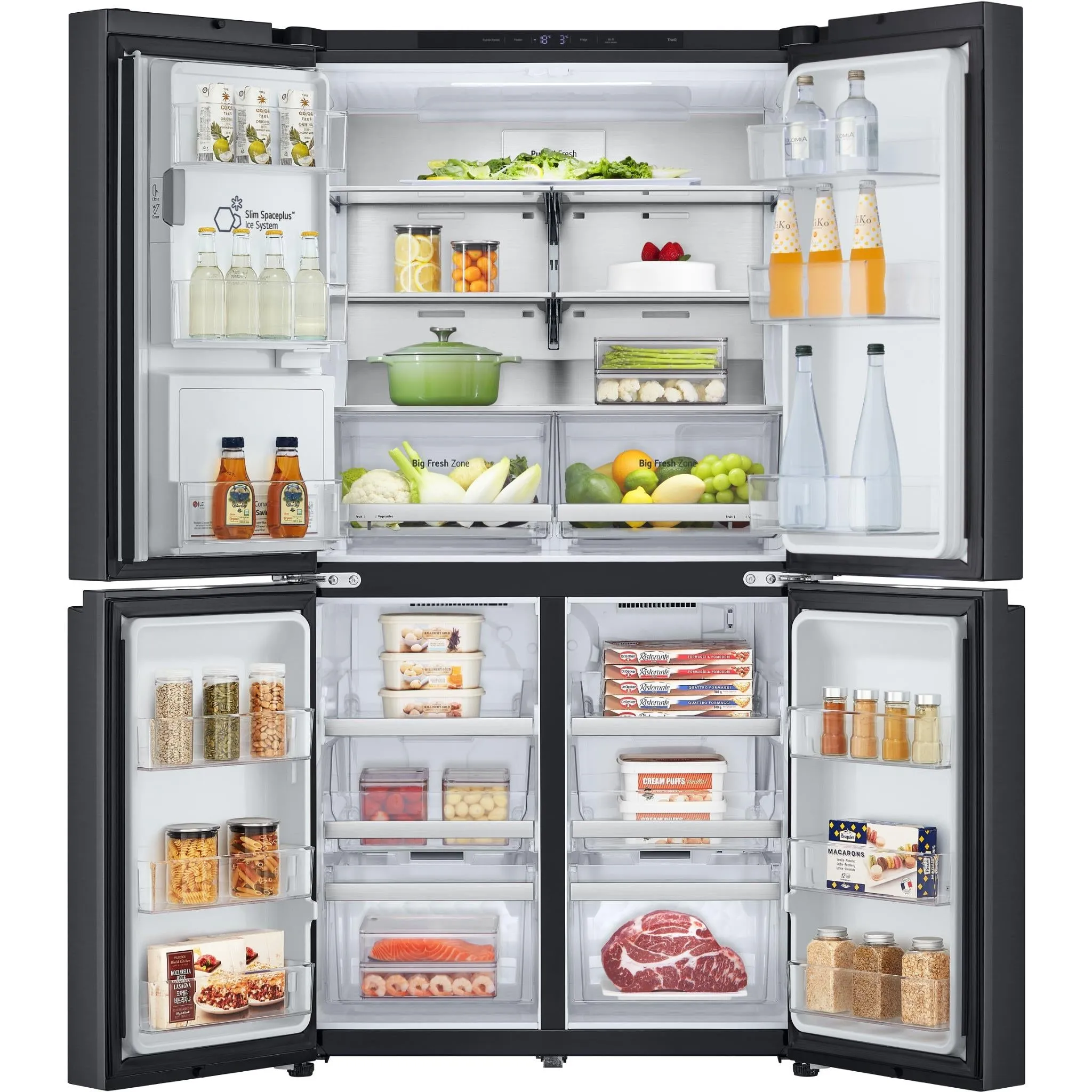 LG GF-L700M 637L French Door Fridge (Matte Black)