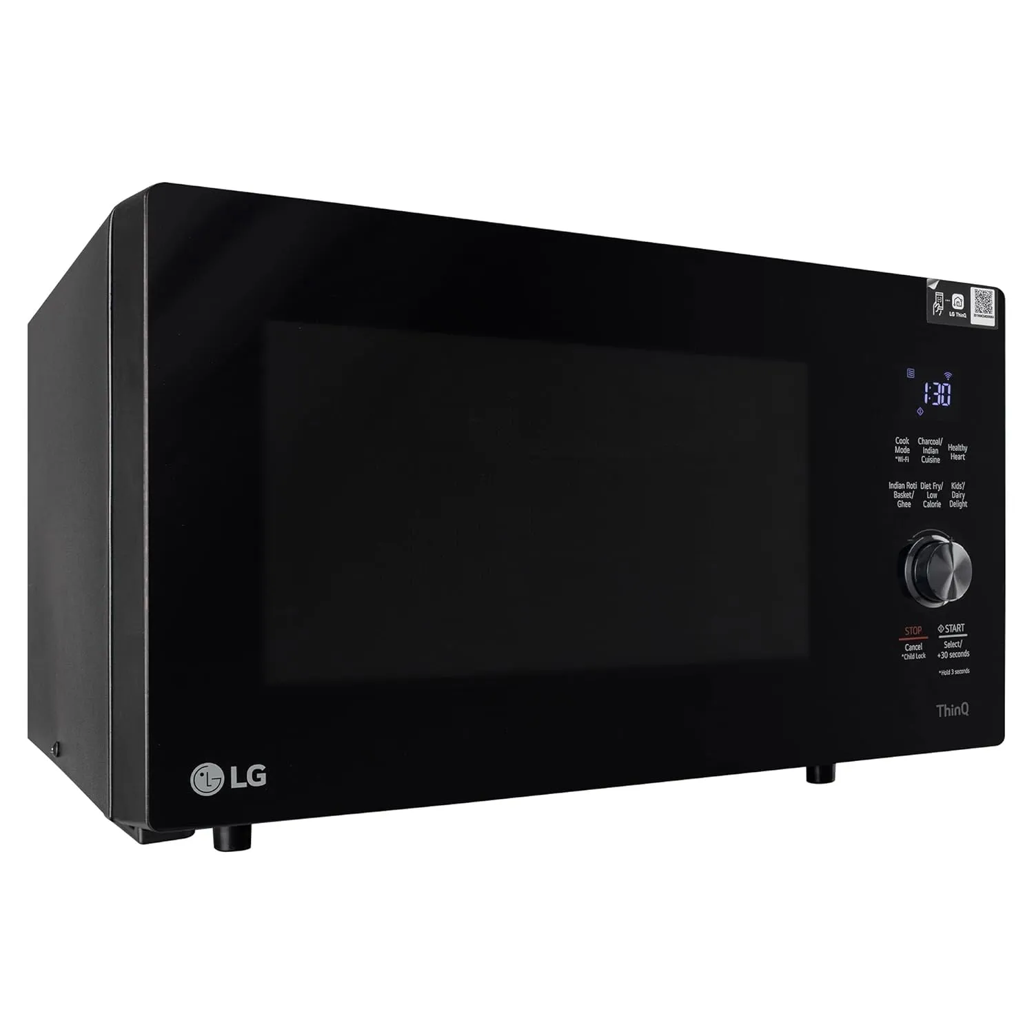 LG MJEN286UFW 28 L Wi-Fi Enabled Charcoal Convection Healthy Microwave Oven ( Black, Diet Fry)