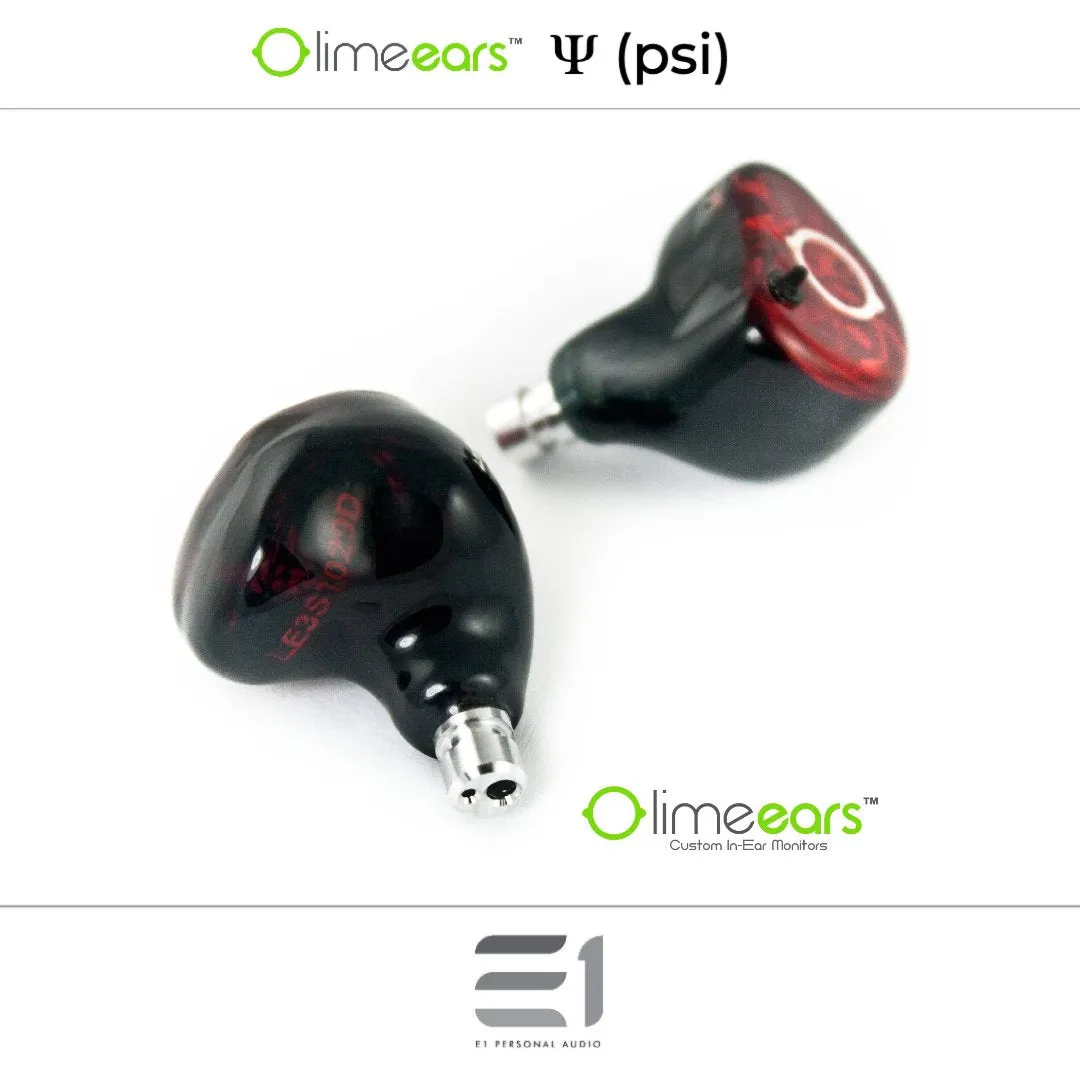 Lime Ears Ψ (psi) Universal / Custom-Fit In-ear Monitors