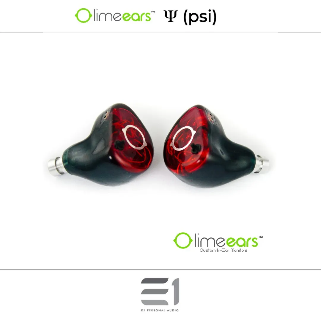 Lime Ears Ψ (psi) Universal / Custom-Fit In-ear Monitors