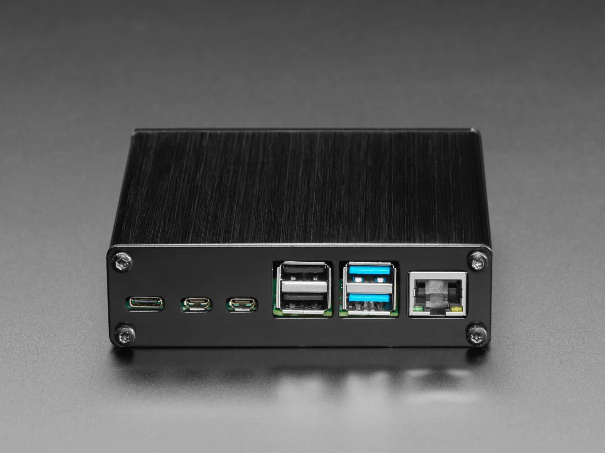 Lincoln Binns Black Pi-Box Pro 4 Enclosure for Raspberry Pi 4