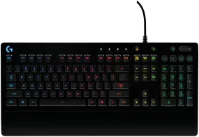 Logitech G213 Prodigy Gaming Keyboard with Spill-Resistant Design, LIGHTSYNC RGB, Onboard Media controls for Windows 7, 8, 8.1, and Windows 10