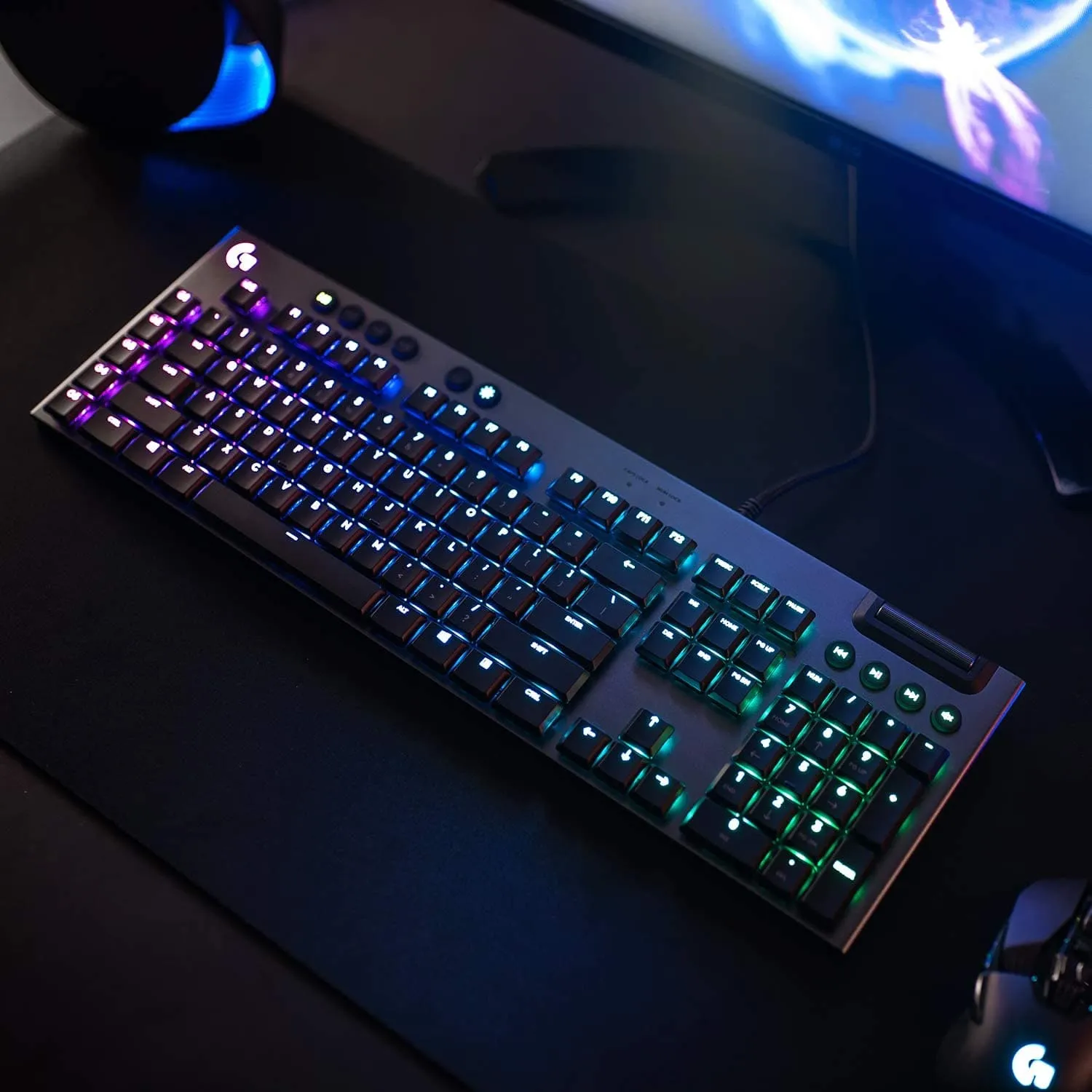 Logitech G815 RGB Wired Mechanical Gaming Keyboard with low profile GL-Tactile switches