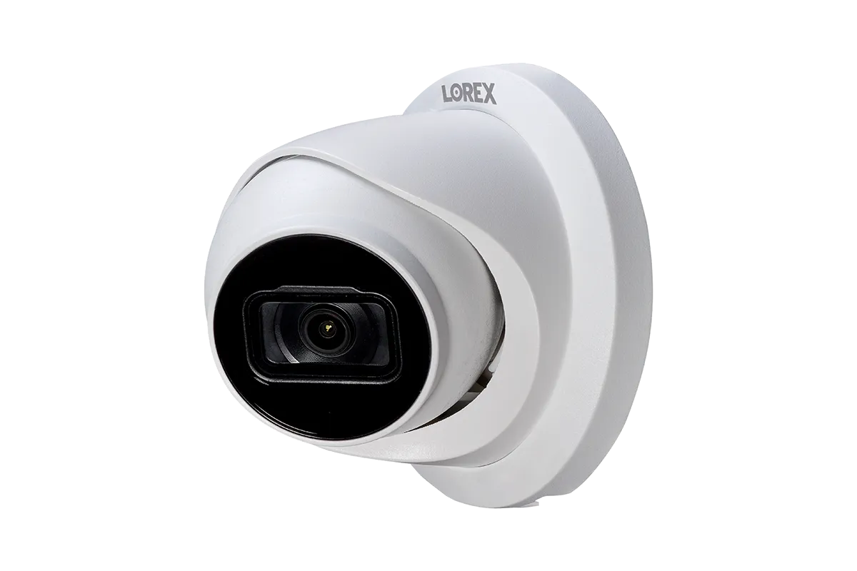 Lorex 4K (16 Camera Capable) 4TB Wired NVR System with Nocturnal 3 Smart IP Dome Cameras with Listen-In Audio and 30FPS