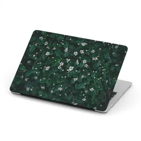 Macbook Hard Shell Case - Little White Flowers