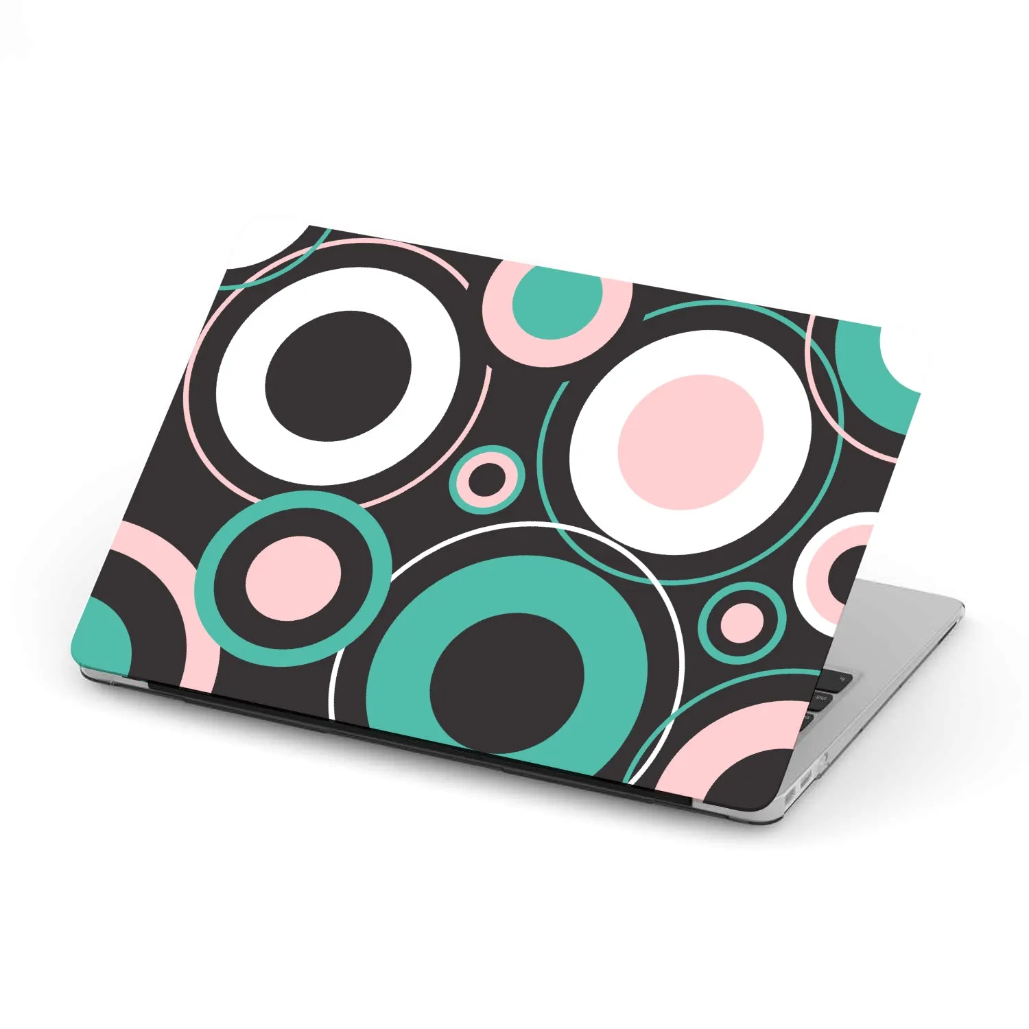 Macbook Hard Shell Case - Retro Circles