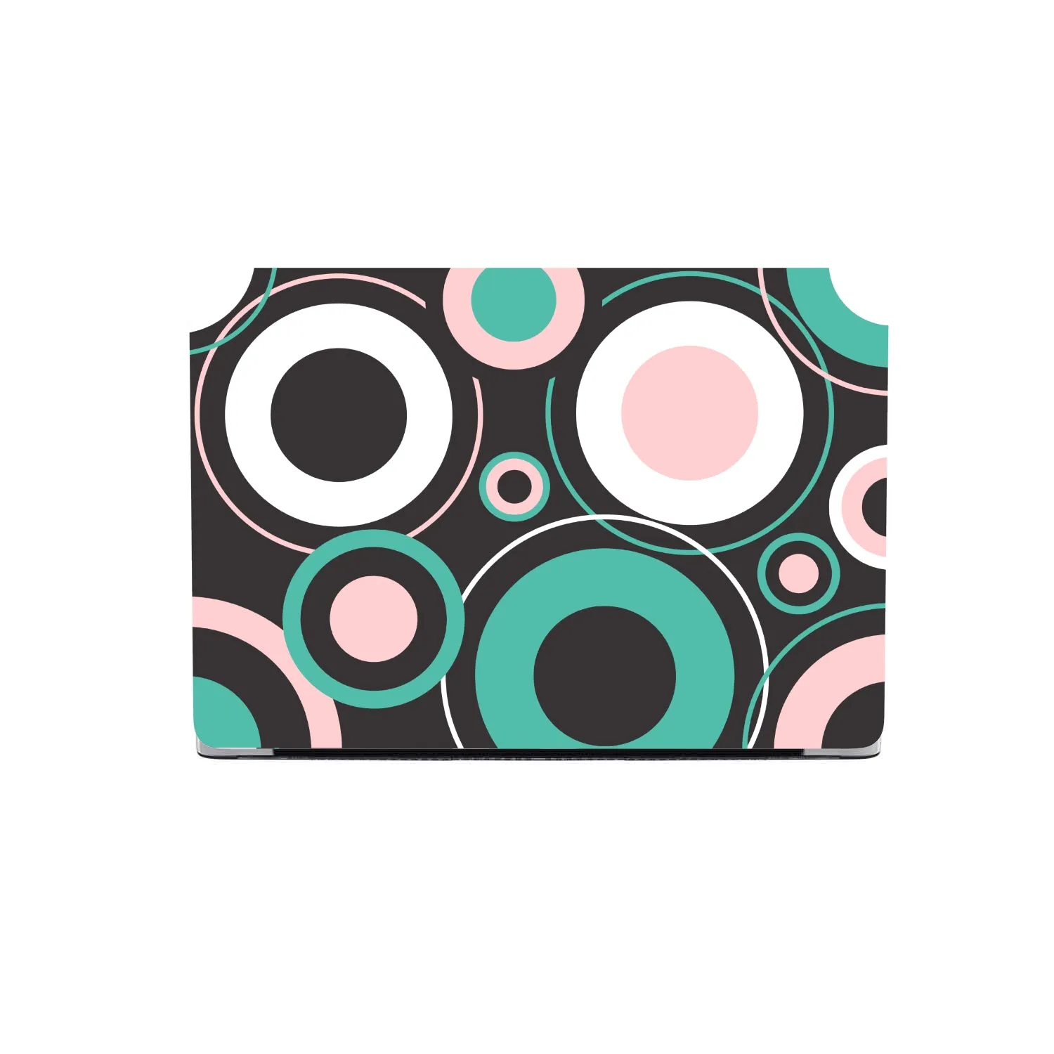 Macbook Hard Shell Case - Retro Circles