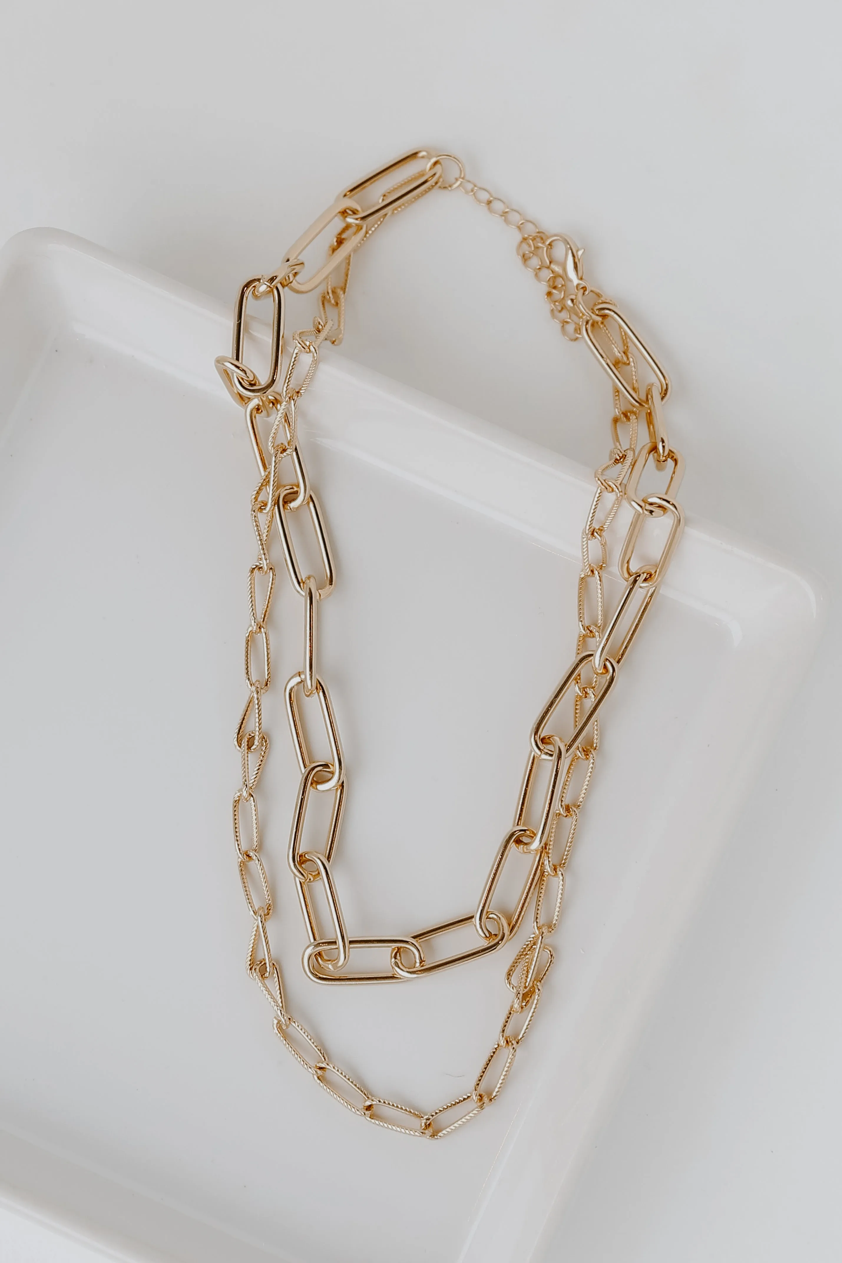 Madi Gold Layered Chain Necklace