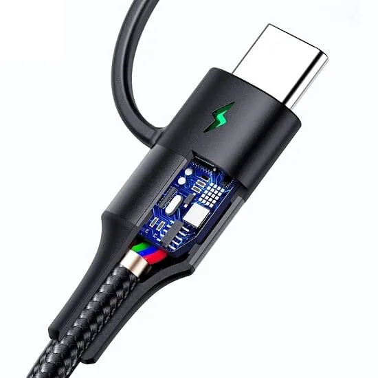 Mcdodo CA-712 | Type-C to Type-C & Lightning Mobile Cable | 2-in-1 Cable