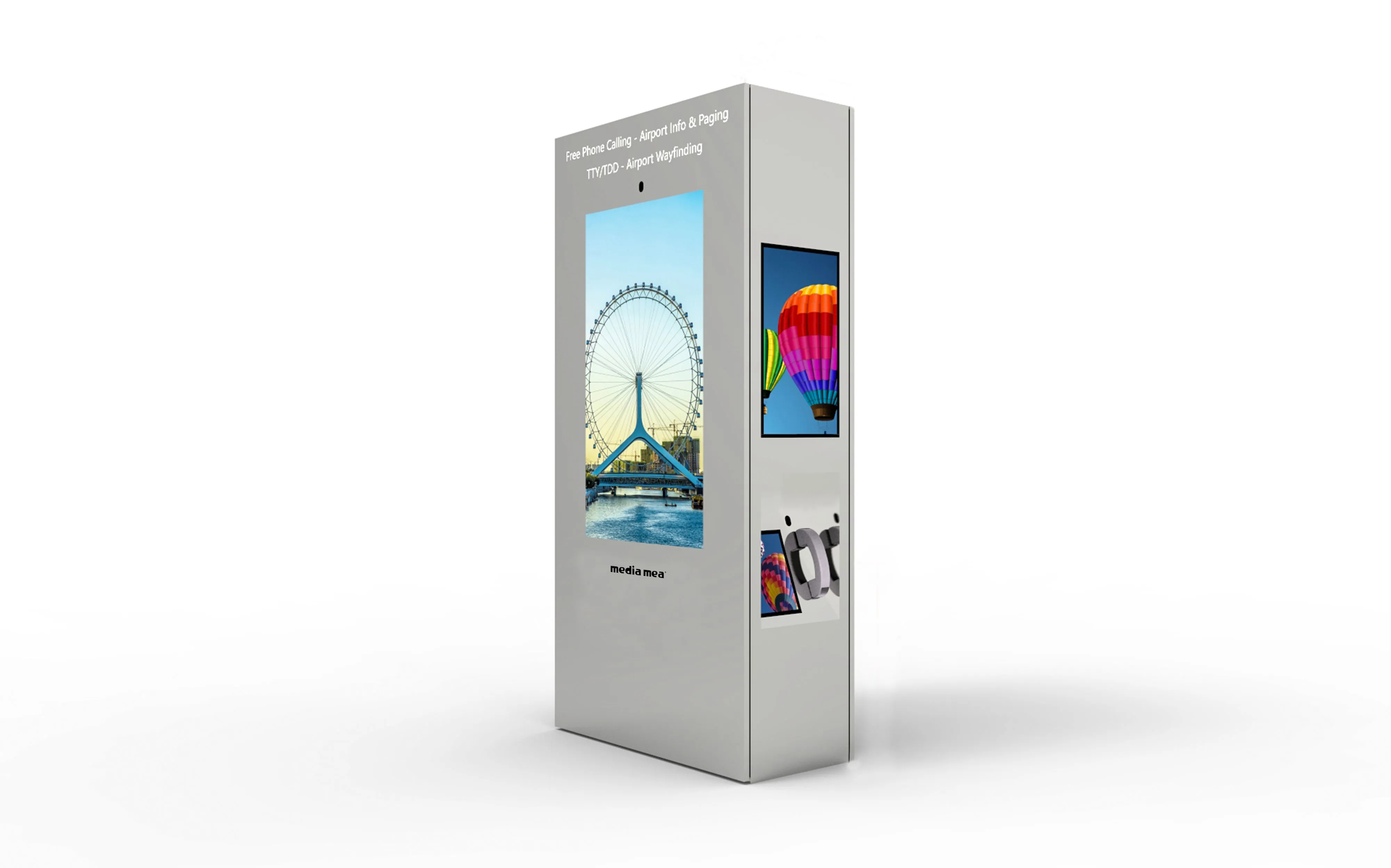 MEAi 43 Airport Digital Signage and Passengers Assisted Solutions