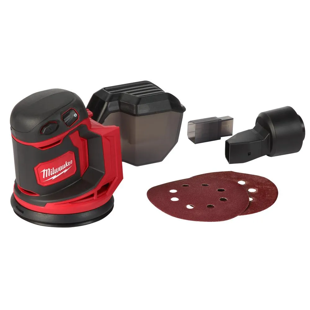 Milwaukee 2648-20 M18 18-Volt Lithium-Ion Cordless 5 in. Random Orbit Sander (Tool-Only)