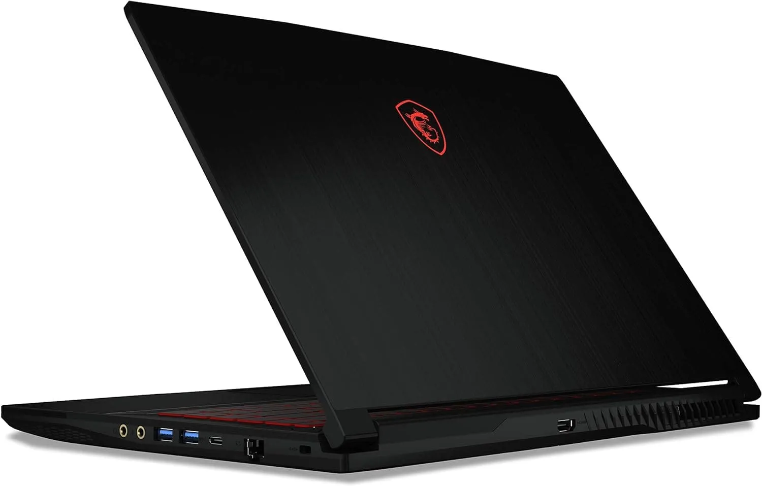 MSI GF63 Thin Gaming Laptop 11UC, Intel i5-11400H, 15.6" Full HD 144Hz Panel, Nvidia GeForce RTX3050, 8GB, 512GB PCIe SSD, Windows 11 - Black