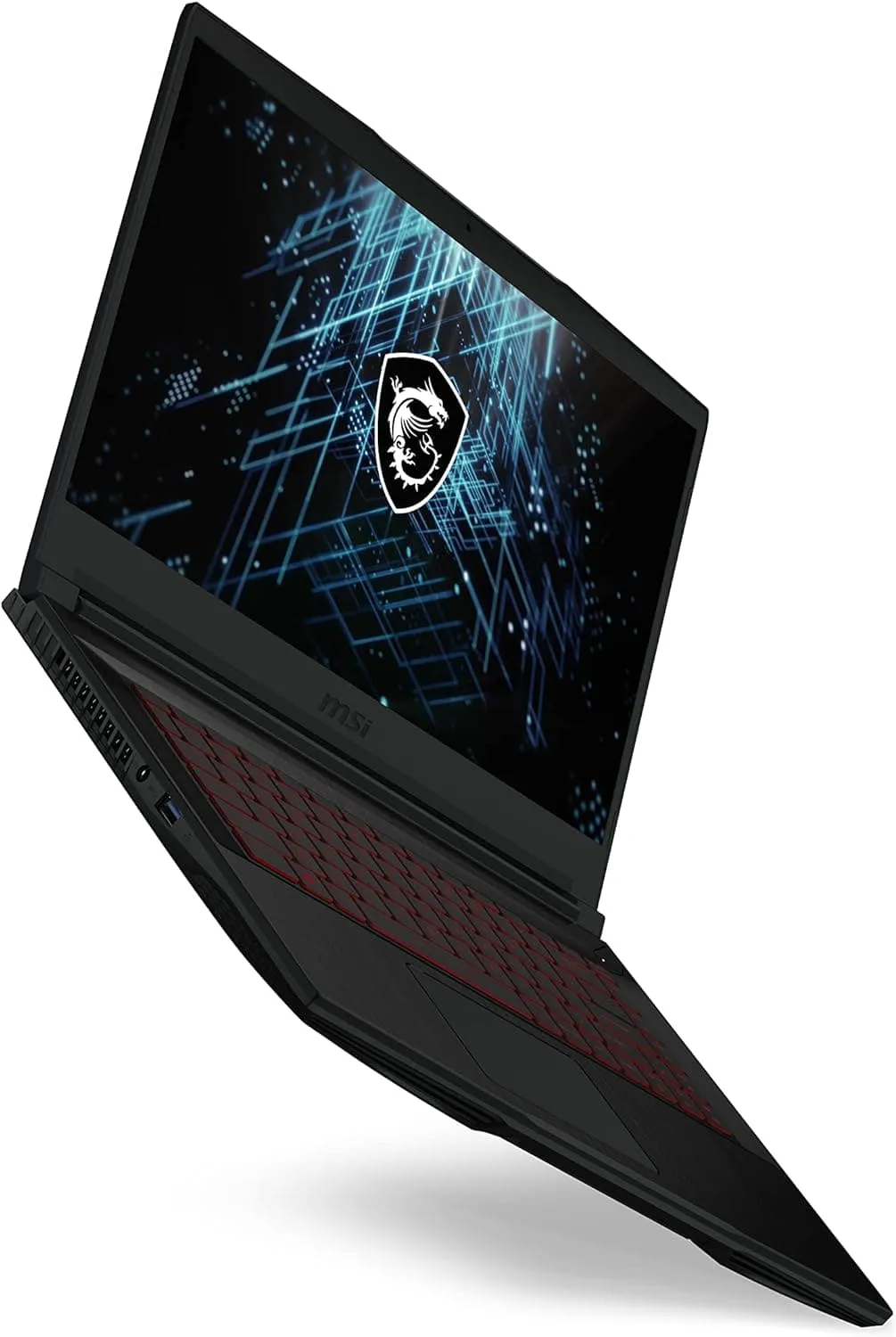 MSI GF63 Thin Gaming Laptop 11UC, Intel i5-11400H, 15.6" Full HD 144Hz Panel, Nvidia GeForce RTX3050, 8GB, 512GB PCIe SSD, Windows 11 - Black