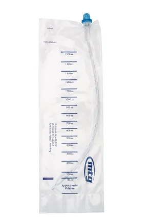 MTG EZ-Advancer Closed System Pediatric Catheter, 700ml, Privacy Bag, 10Fr, 10" Length