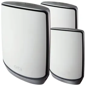 NETGEAR Orbi Whole Home Tri-band Mesh Wi-Fi 6 System (RBK853) AX6000 Up to 6Gbps