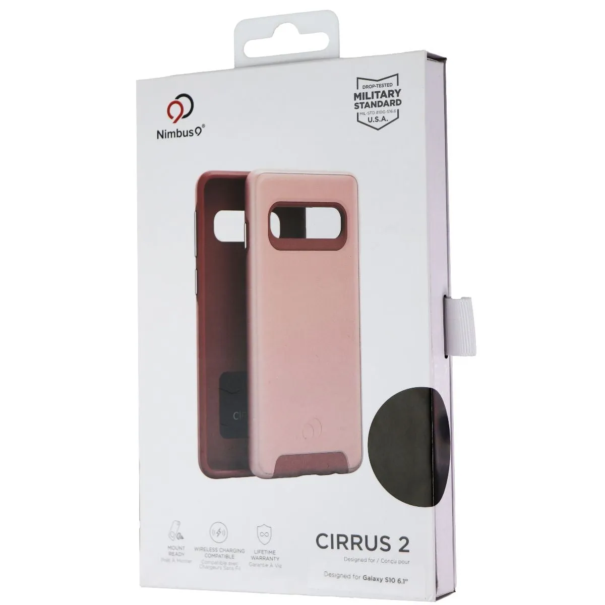 Nimbus9 Cirrus 2 Series Hard Case for Samsung Galaxy S10 - Pink Rose Gold