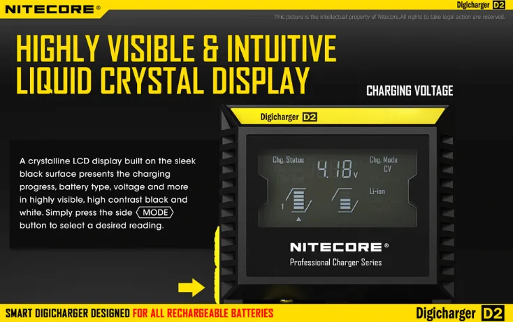 Nitecore D2 DigiCharger Combos