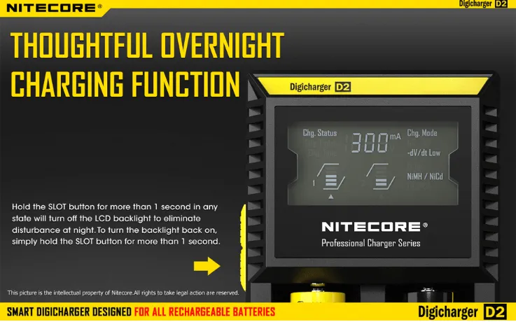 Nitecore D2 DigiCharger Combos