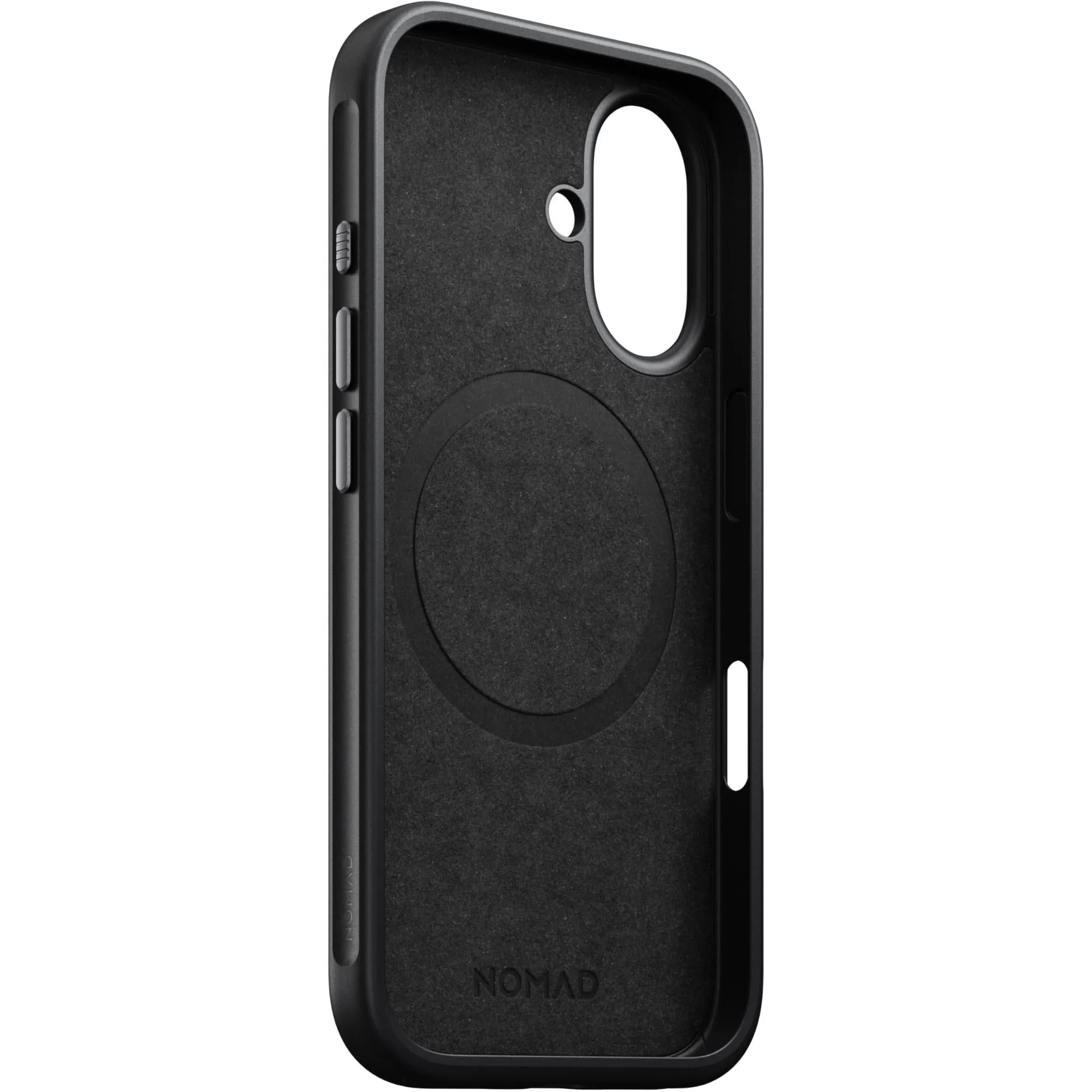 NOMAD Leather Case for iPhone 16 (Black)