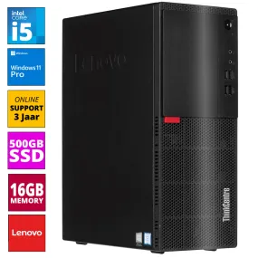 Office PC - Intel Core i5 - 500GB SSD - 16GB RAM - Intel® HD Graphics 630 - M710T-01 - Windows 11 - Allround Computer   WiFi & Bluetooth