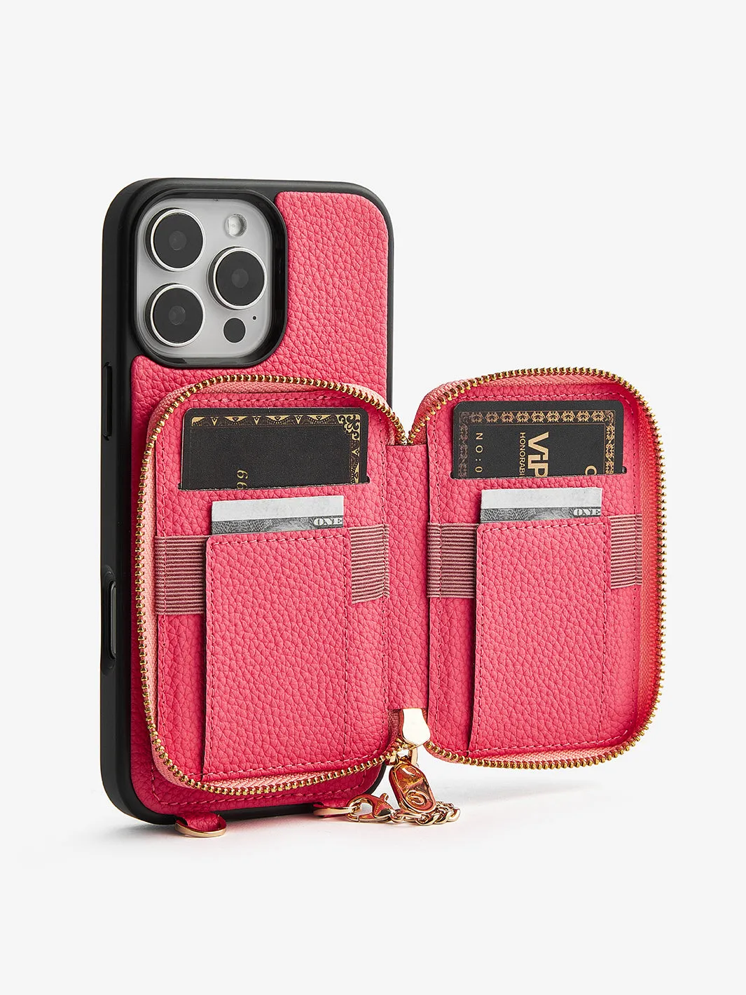 Original Design Set- Detachable Wireless Charging Crossbody Wallet Phone Case Set