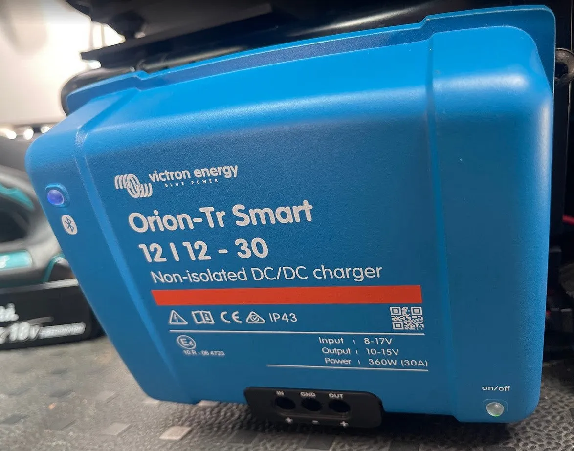 Orion-Tr Smart 12/12-30A (360W) Non-isolated DC-DC Lithium charger with Smart Alternator Detection