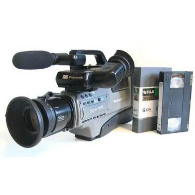 Panasonic AG-455P Reporter S-VHS Analog Camcorder S# K3HB00822