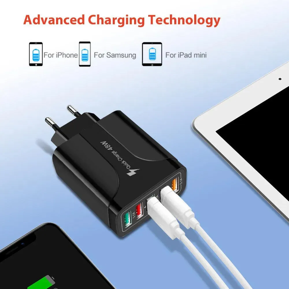 PBG 5 Port Wall Charger Charge 5 Devices at Once!