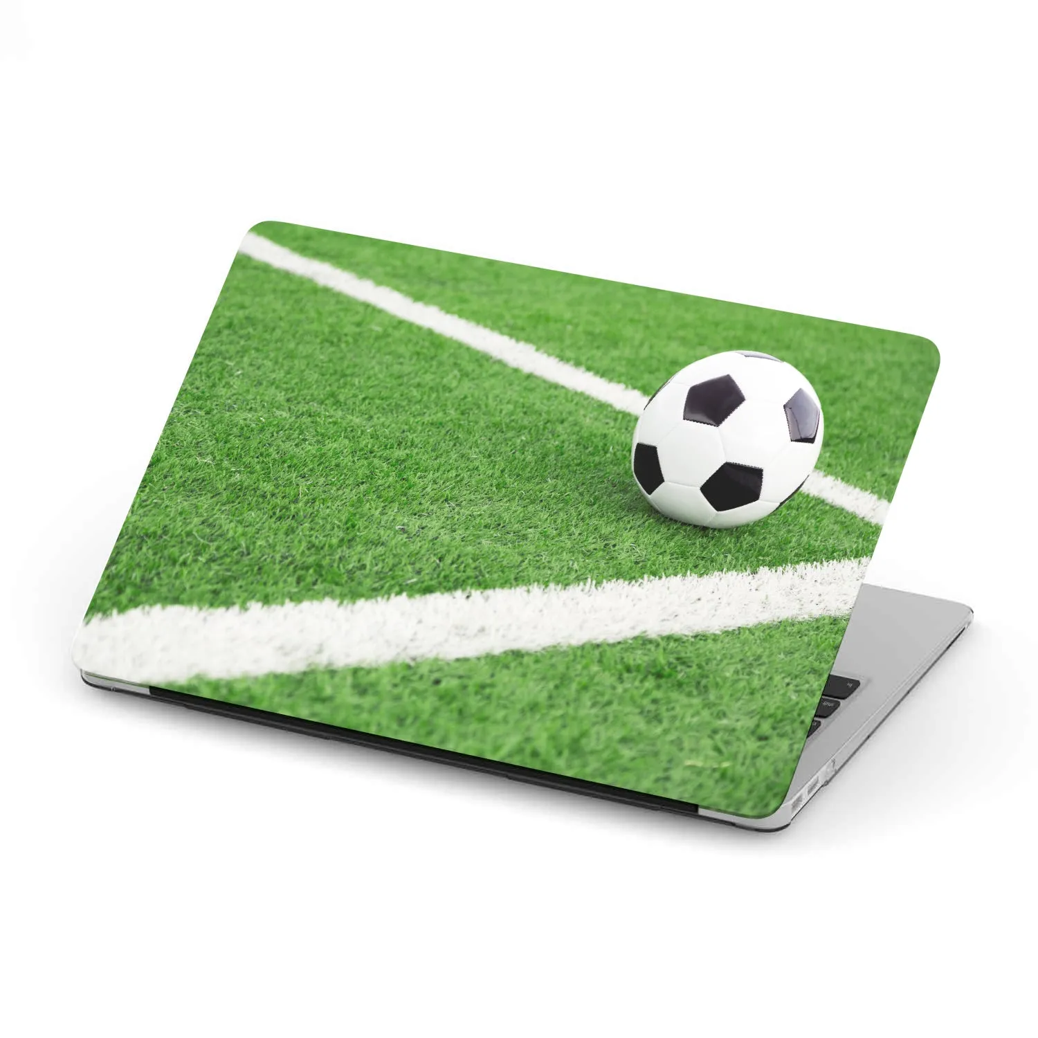 Personalized Macbook Hard Shell Case - Soccer Ball / Football