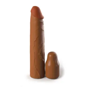 Pipedream Fantasy X-Tensions Elite 2 Inch Silicone X-Tension - Tan