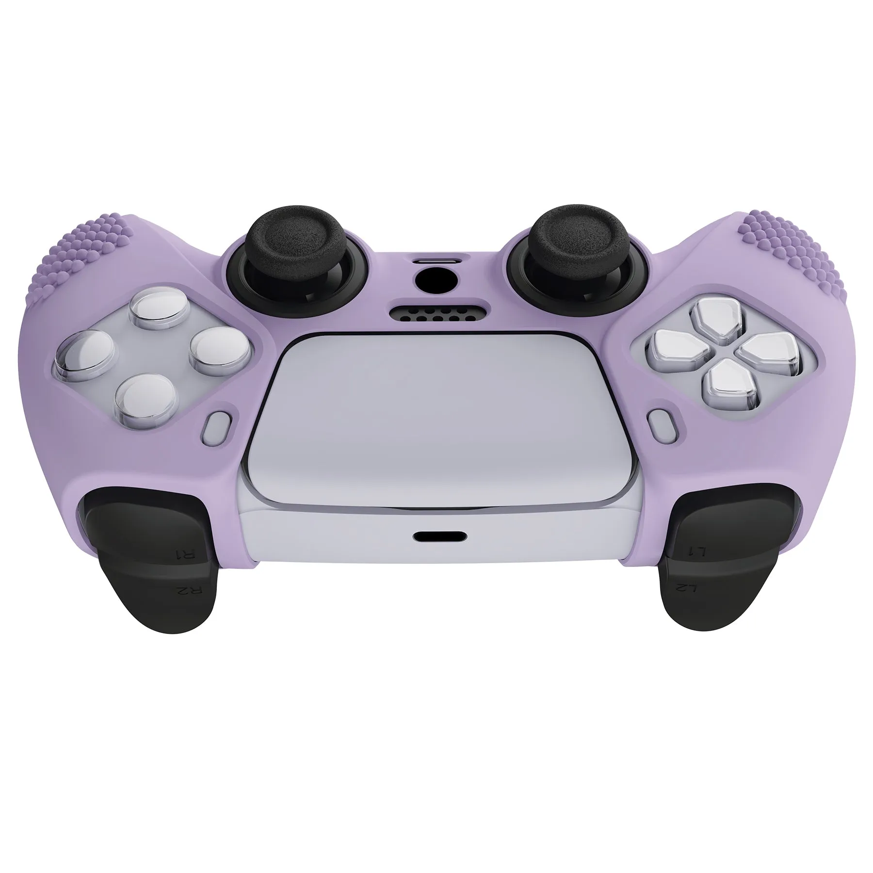 PlayVital Mauve Purple 3D Studded Edition Anti-slip Silicone Cover Skin for  5 Controller, Soft Rubber Case Protector for PS5 Wireless Controller with 6 White Thumb Grip Caps - TDPF009