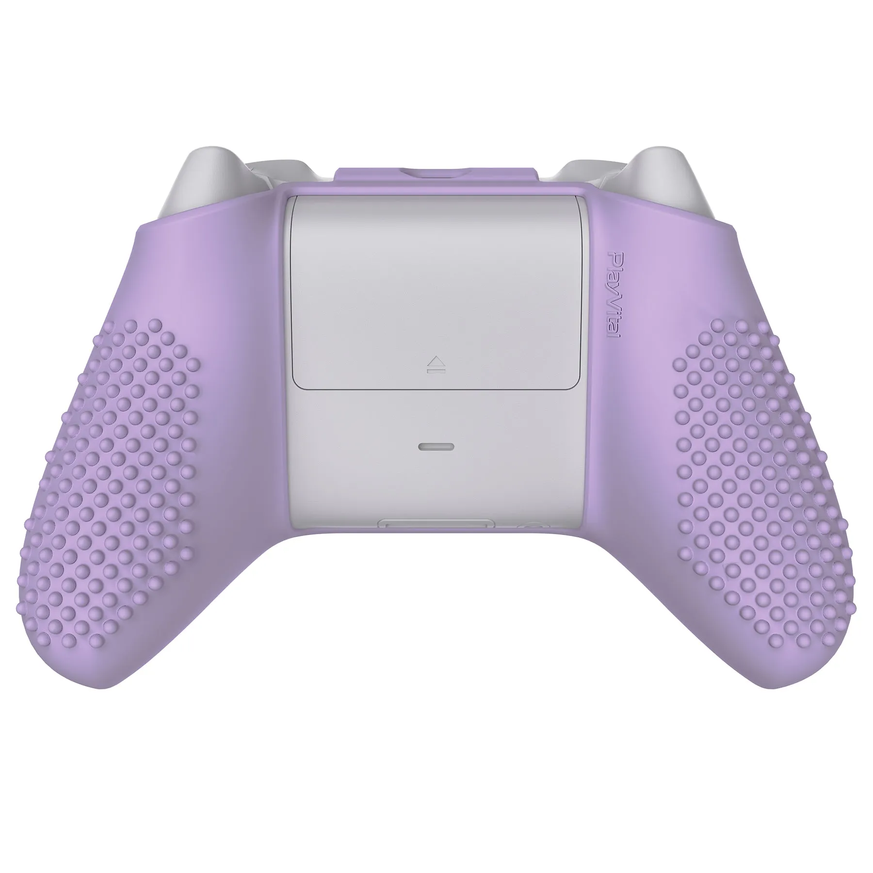 PlayVital Mauve Purple 3D Studded Edition Anti-slip Silicone Cover Skin for Xbox Series X Controller, Soft Rubber Case Protector for Xbox Series S Controller with 6 Black Thumb Grip Caps - SDX3009