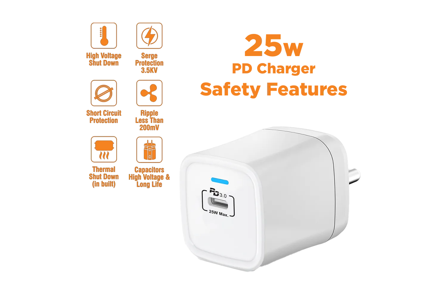 Powerpack Pro | 25W PD/PPS Type-C Charger