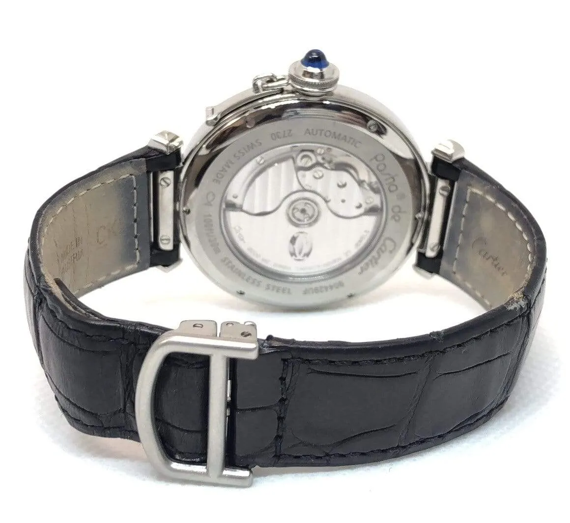 Pre-Owned Cartier Pasha Large 1999 Exhibition Case Back & ADB Strap 42mm Pre-Owned