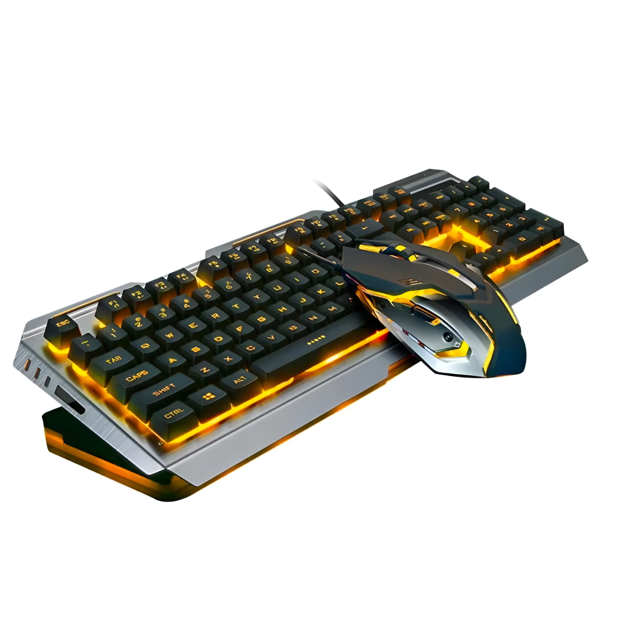 Premium Metal Gaming Keyboard and Mouse Set by Ninja Dragons V1X