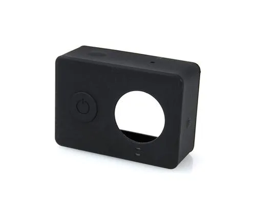 Protective Silicone Case Cover for Xiaomi Yi Action Camera - Black