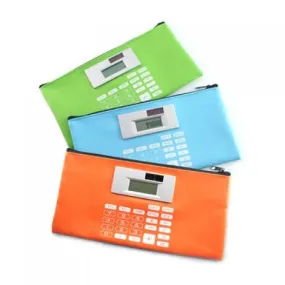 PU Stationery Case With Calculator