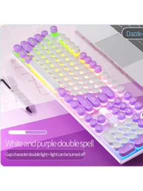 Punk Style USB Wired Gaming Keyboard With Led Backlight